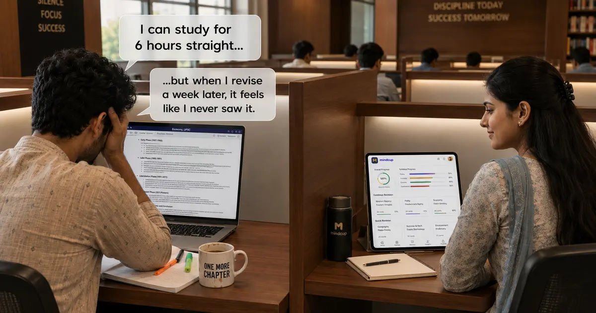 The Revision Gap in UPSC Preparation: Why Process Matters | Mindcup